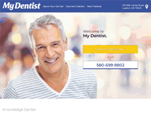Tablet Screenshot of dentistinlawton.com